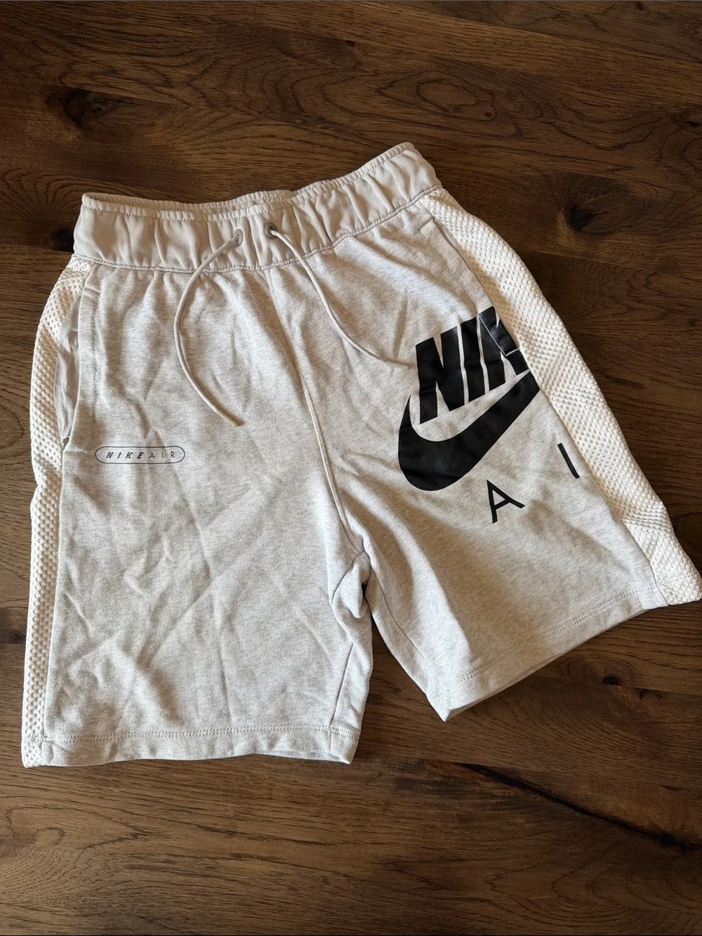 Nike Air Boys XL Light Gray Athletic Shorts